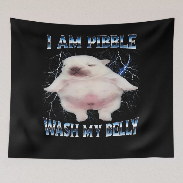 Item preview, Pitbull Funny Dog Animal Pibble Cute Meme Humor designed and sold by Olincristie.