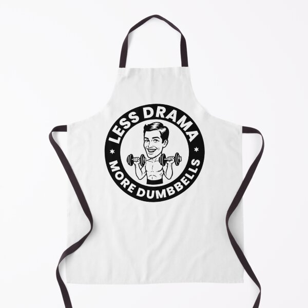 Item preview, Less Drama More Dumbbells Funny Motivational Gym Gift designed and sold by Slaw-Creation.