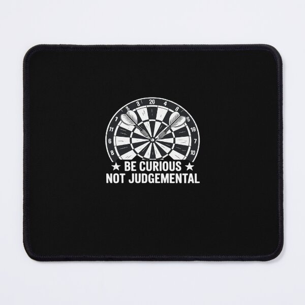 Item preview, Be Curious Not Judgemental Dart Player Darts Bullseye 180 designed and sold by FranzFriesen.