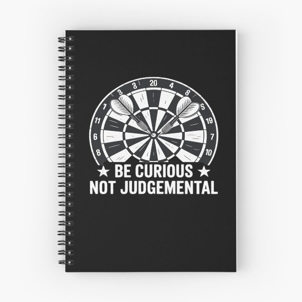 Item preview, Be Curious Not Judgemental Dart Player Darts Bullseye 180 designed and sold by FranzFriesen.