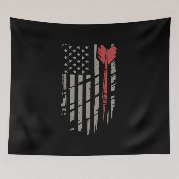 Item preview, American Flag Throw Darts Dart Player designed and sold by AmparoBoyle.