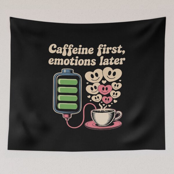 Item preview, Caffeine First, Emotions Later – Coffee Charging designed and sold by JonBarnes22.