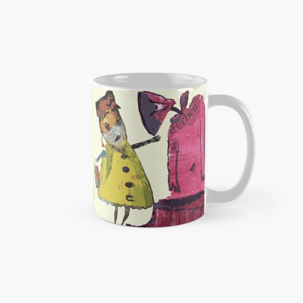 Item preview, Sightseeing Figure Group - Figurative Abstraction | Art Print, Puzzle & More | Annette Kunow designed and sold by KunowArtShop.