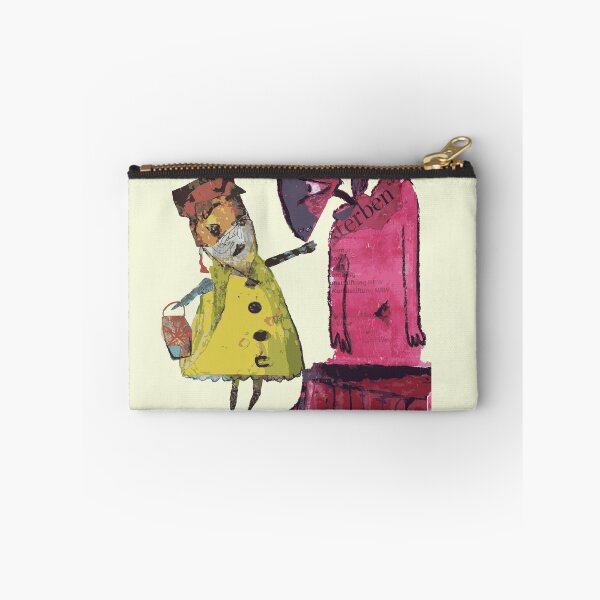 Item preview, Sightseeing Figure Group - Figurative Abstraction | Art Print, Puzzle & More | Annette Kunow designed and sold by KunowArtShop.