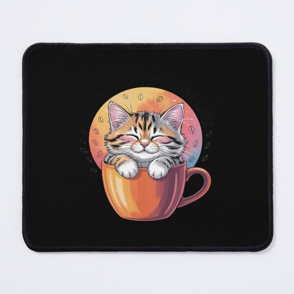 Item preview, Caffeine First, Emotions Later – Lazy Cat Coffee designed and sold by JonBarnes22.