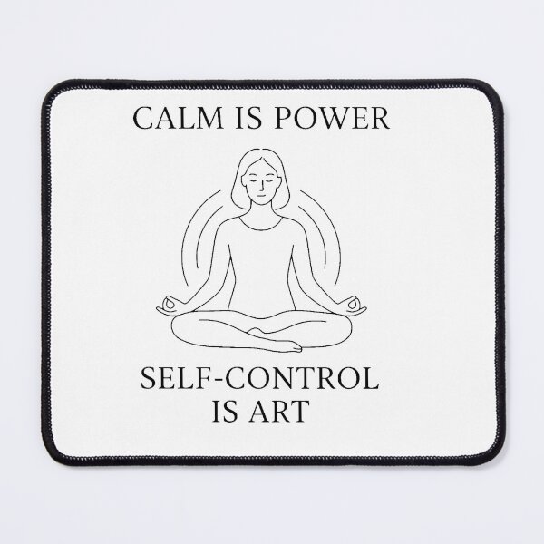 Item preview, Calm Is Power — Self-Control Is Art designed and sold by Disipline.