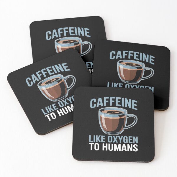 Item preview, Caffeine Like Oxygen Coffee Lover Addict novelty designed and sold by JonBarnes22.