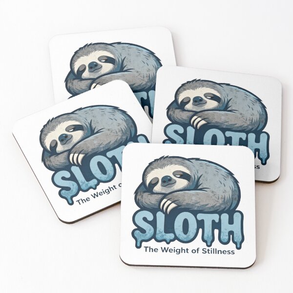 Item preview, Drowsy Sloth Mascot Logo designed and sold by etatae.