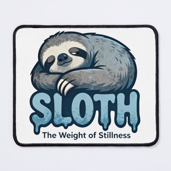Item preview, Drowsy Sloth Mascot Logo designed and sold by etatae.