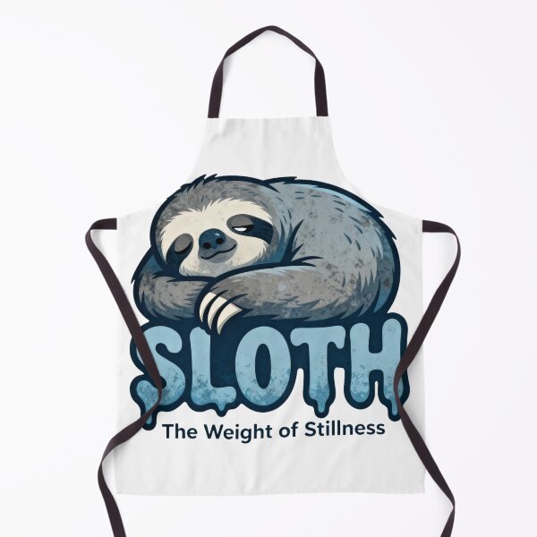 Item preview, Drowsy Sloth Mascot Logo designed and sold by etatae.