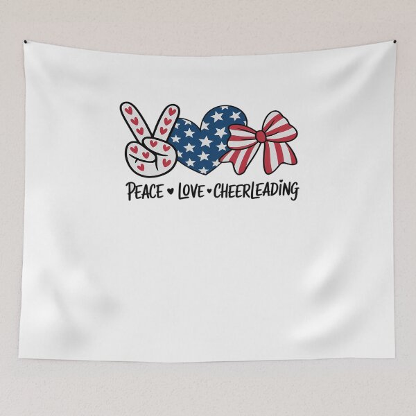 Item preview, Fourth of July Cheer Girls 10-12 Cheerleading American designed and sold by RayArmstrong.
