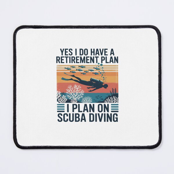 Item preview, Diving Retired Funny Scuba Diving designed and sold by khorbiasieno.