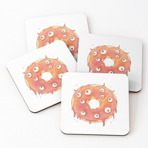 Item preview, Creepy Possessed Donut With Eyes designed and sold by PatelCarol.