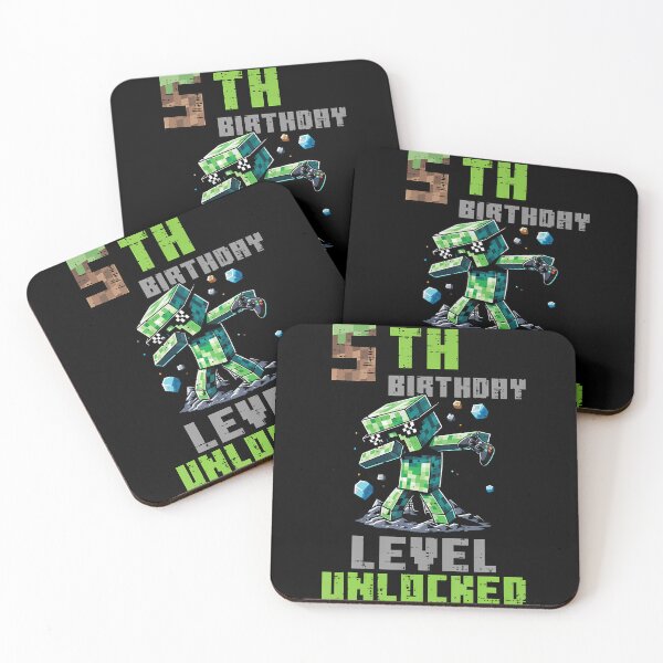 Item preview, 5Th Birthday Level Unlocked Pixel Dab 5 Bday Gamer Boys Kids designed and sold by MadalynKiehn.