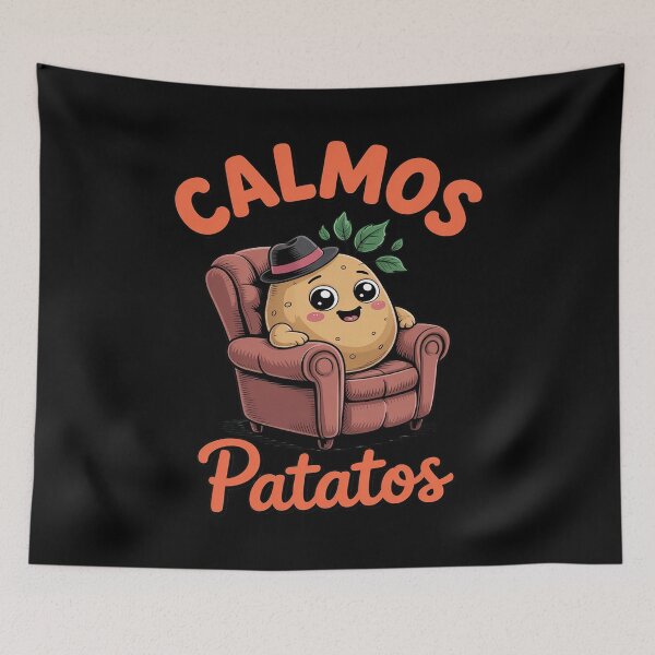 Item preview, Calmos Patatos Funny French Couch Potato Lazy designed and sold by JonBarnes22.