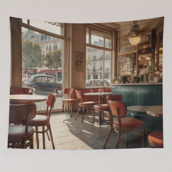 Item preview, Paris Retro Café Street Dreams designed and sold by BlareBlare.