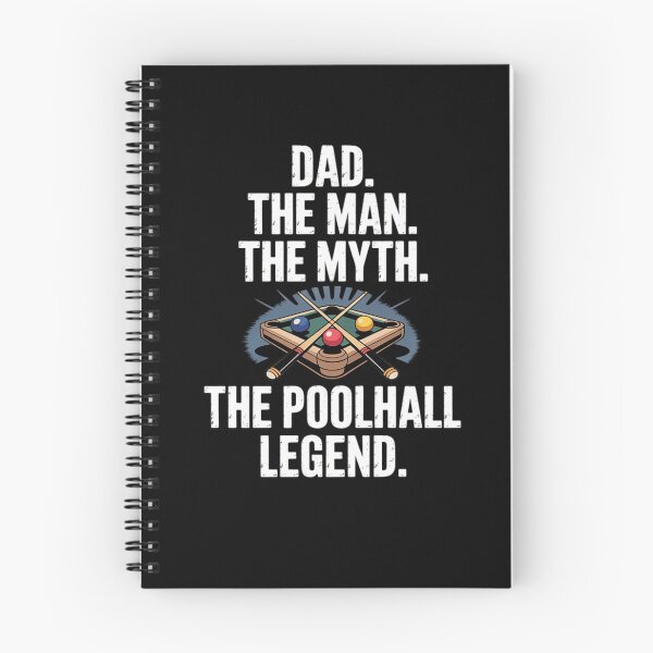 Item preview, Dad the Man the Myth the Poolhall Legend Pool Billiards Dad designed and sold by FranzFriesen.