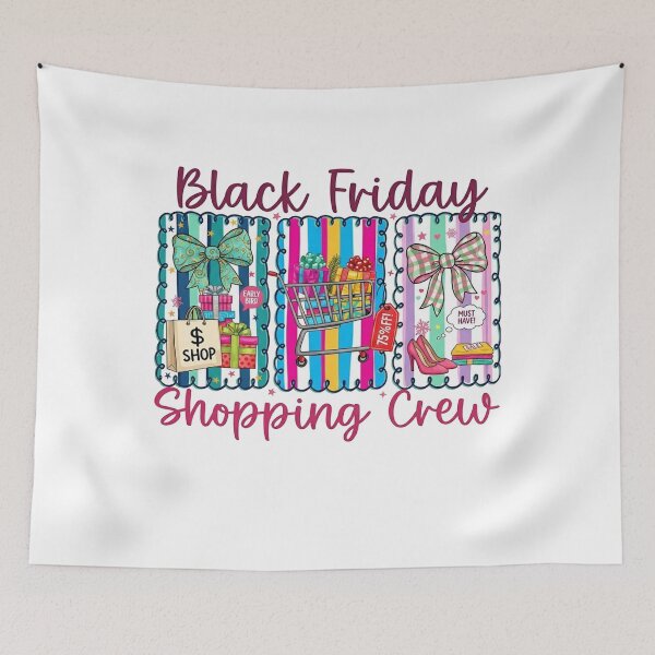 Item preview, Funny Sale Shopping Happy Holiday Friday Black Christmas 2025 designed and sold by Kraigsarina.