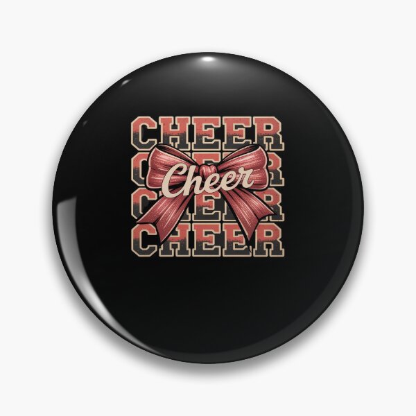 Item preview, Coquette Cheer Bow Funny Sport Cheerleader Cheerleading Red designed and sold by khorbiasieno.