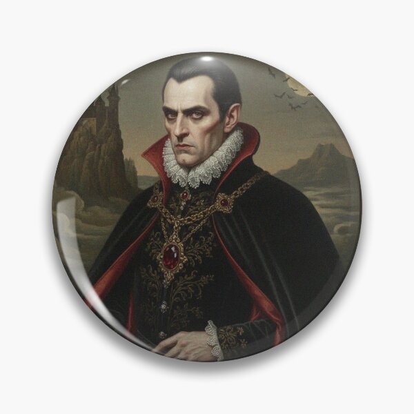 Item preview, Portrait of Count Dracula the vampire lord designed and sold by Vintage Designs +.