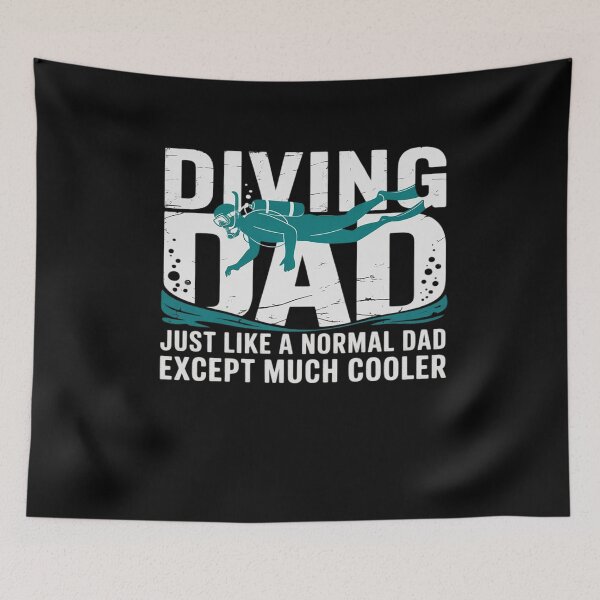 Item preview, Cool Scuba Diving For Dad Men Ocean Scuba Diver Instructor designed and sold by RansomFlatley.