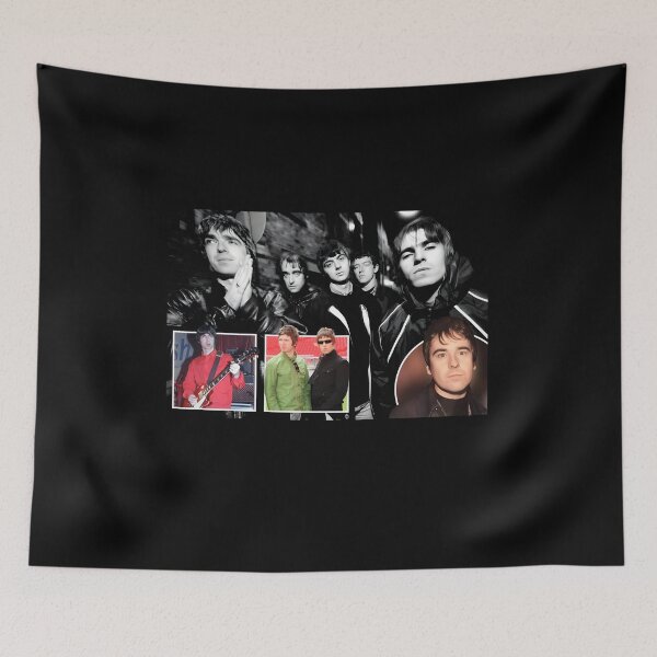 Item preview, Oasis Britpop Retro Band Collage Aesthetic Art designed and sold by donestufosaf.