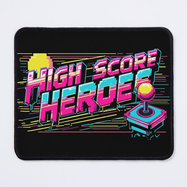 Item preview, High Score Heroes Retro Arcade Gamer Neon Design. designed and sold by The-T-In-Retro.