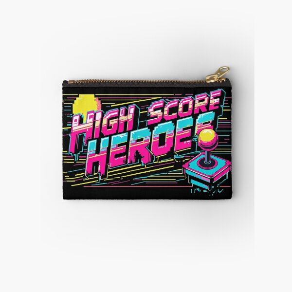 Item preview, High Score Heroes Retro Arcade Gamer Neon Design. designed and sold by The-T-In-Retro.