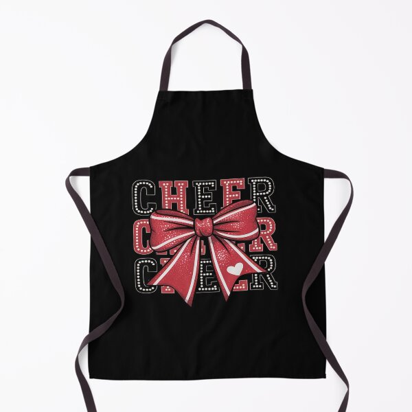 Item preview, Cheerleading Coquette Black and Red Cheer Mom Football designed and sold by FranzFriesen.