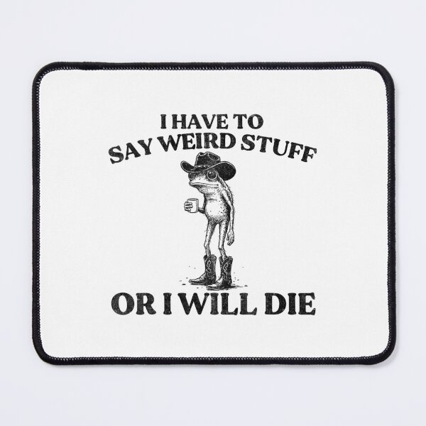 Item preview, Frog Humor Funny Silly Quote Style Vintage 90s designed and sold by JackyEstera.