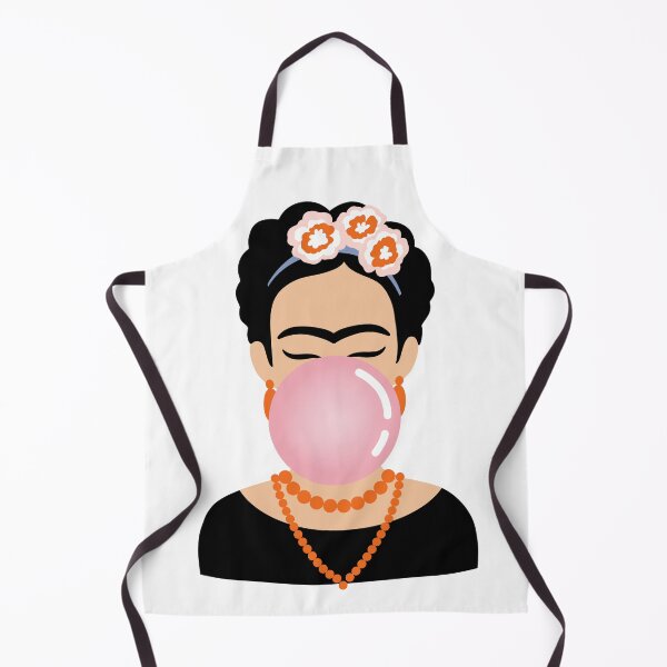 Item preview, Retrato de Frida Kahlo con chicle rosa designed and sold by MPillustration.