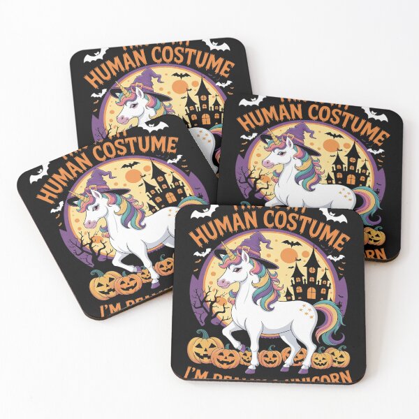 Item preview, Cute Spooky Unicorn Halloween Anime Pumpkins Full Moon 1  designed and sold by GGrizeldaRivas.