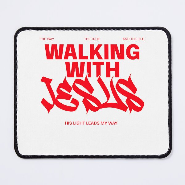 Item preview, Walking With Jesus T-Shirt designed and sold by DBSBDesigns.