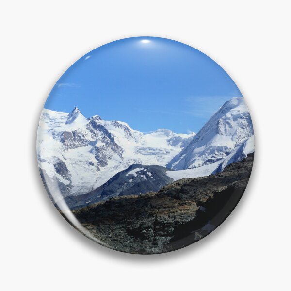 Item preview, White and blue contrast Swiss Alps designed and sold by nikawanders.