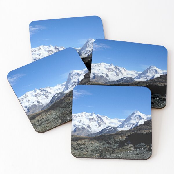 Item preview, White and blue contrast Swiss Alps designed and sold by nikawanders.