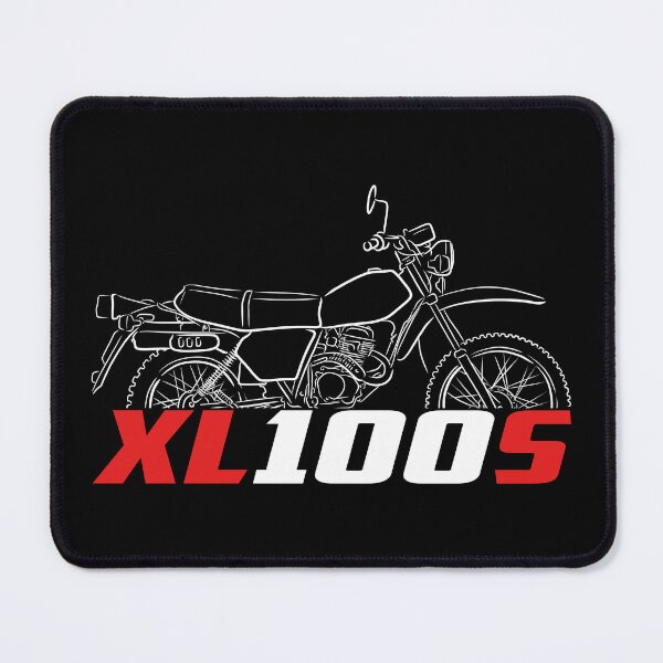 Artikelvorschau, Honda XL100S 1979-1980 für Motorradfahrer entworfen und verkauft von ThrottleArts.