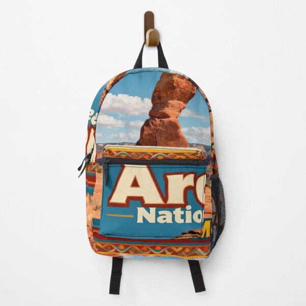 Item preview, Arches National Park Travel vacation poster design designed and sold by Pixel & Petal.