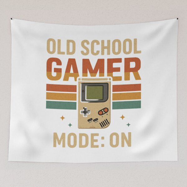 Item preview, Retro Gamer Mode On Vintage Handheld Console Design. designed and sold by The-T-In-Retro.