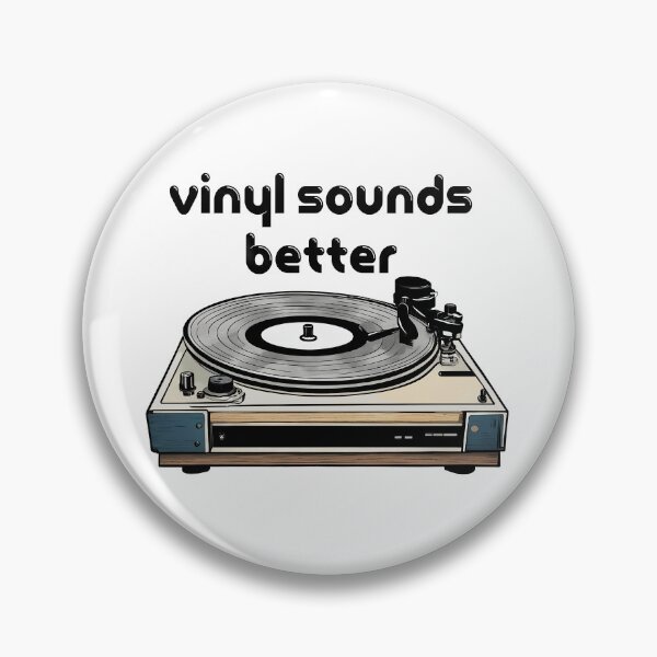Item preview, Vinyl Sounds Better Retro Record Player Design designed and sold by LanaGustavsson.
