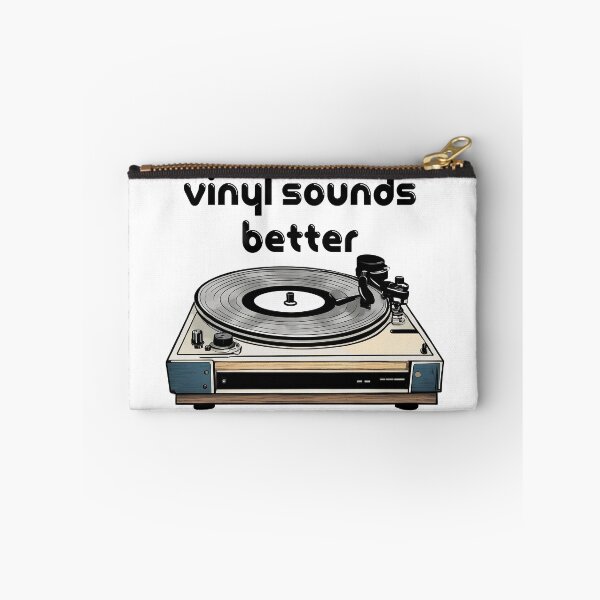 Item preview, Vinyl Sounds Better Retro Record Player Design designed and sold by LanaGustavsson.