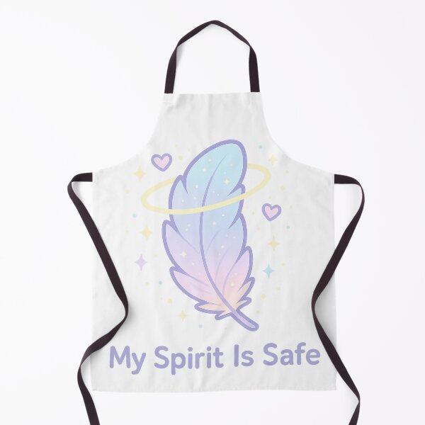 Item preview, Peace Aura Feather | Soft Angel Protection Charm Sticker & Kawaii Spiritual Affirmation Art designed and sold by HerDreamCodes.
