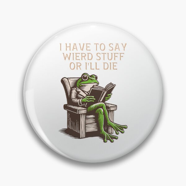 Item preview, Vintage Style Funny Frog Silly Quote Humor 90s designed and sold by JackyEstera.