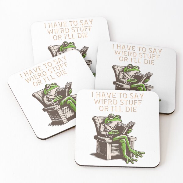 Item preview, Vintage Style Funny Frog Silly Quote Humor 90s designed and sold by JackyEstera.