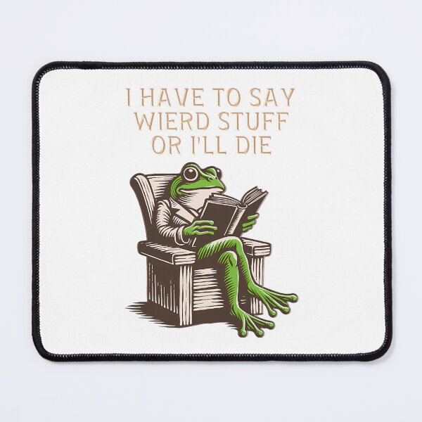 Item preview, Vintage Style Funny Frog Silly Quote Humor 90s designed and sold by JackyEstera.