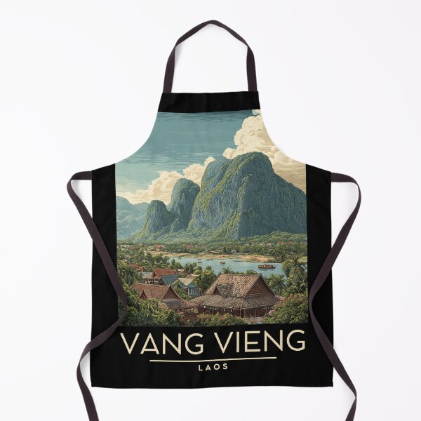 Item preview, Vang Vieng - Laos designed and sold by GoodOldVintage.