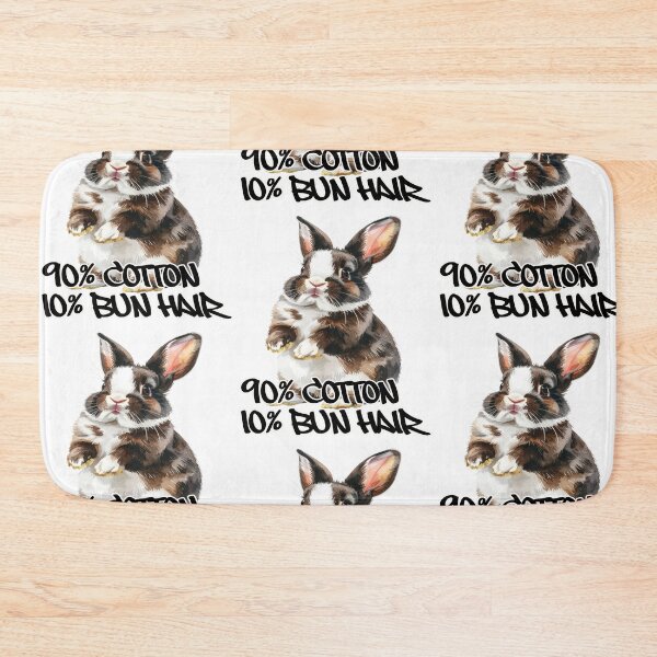 Item preview, Brown and white spotted rabbit, standing on its hind legs, 90% cotton, 10% bun hair designed and sold by LiskoDesign.