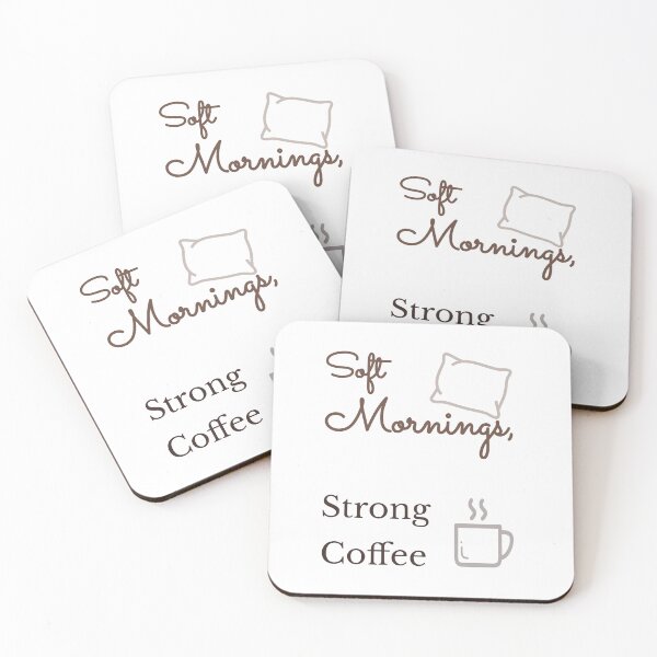 Item preview, Soft Mornings, Strong Coffee designed and sold by furubiosan.