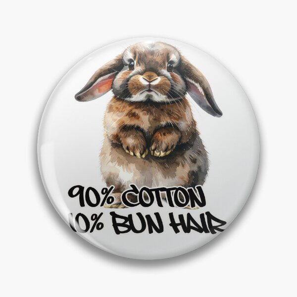 Item preview, Dark brown Holland lop rabbit, 90% cotton 10% bun hair designed and sold by LiskoDesign.