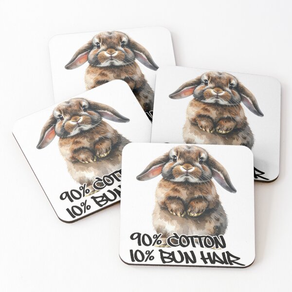 Item preview, Dark brown Holland lop rabbit, 90% cotton 10% bun hair designed and sold by LiskoDesign.