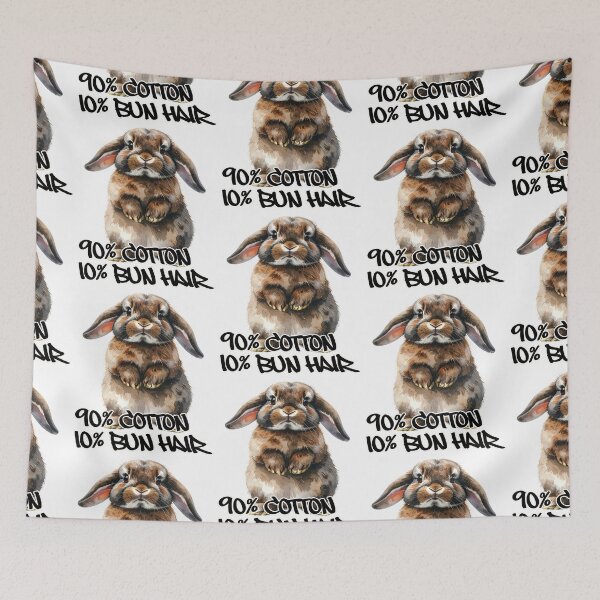 Item preview, Dark brown Holland lop rabbit, 90% cotton 10% bun hair designed and sold by LiskoDesign.